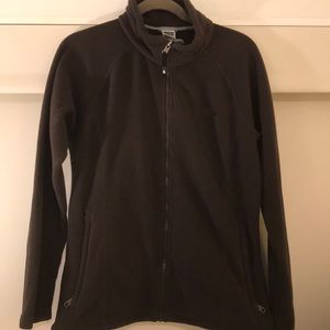 North Face women’s brown zip up fleece